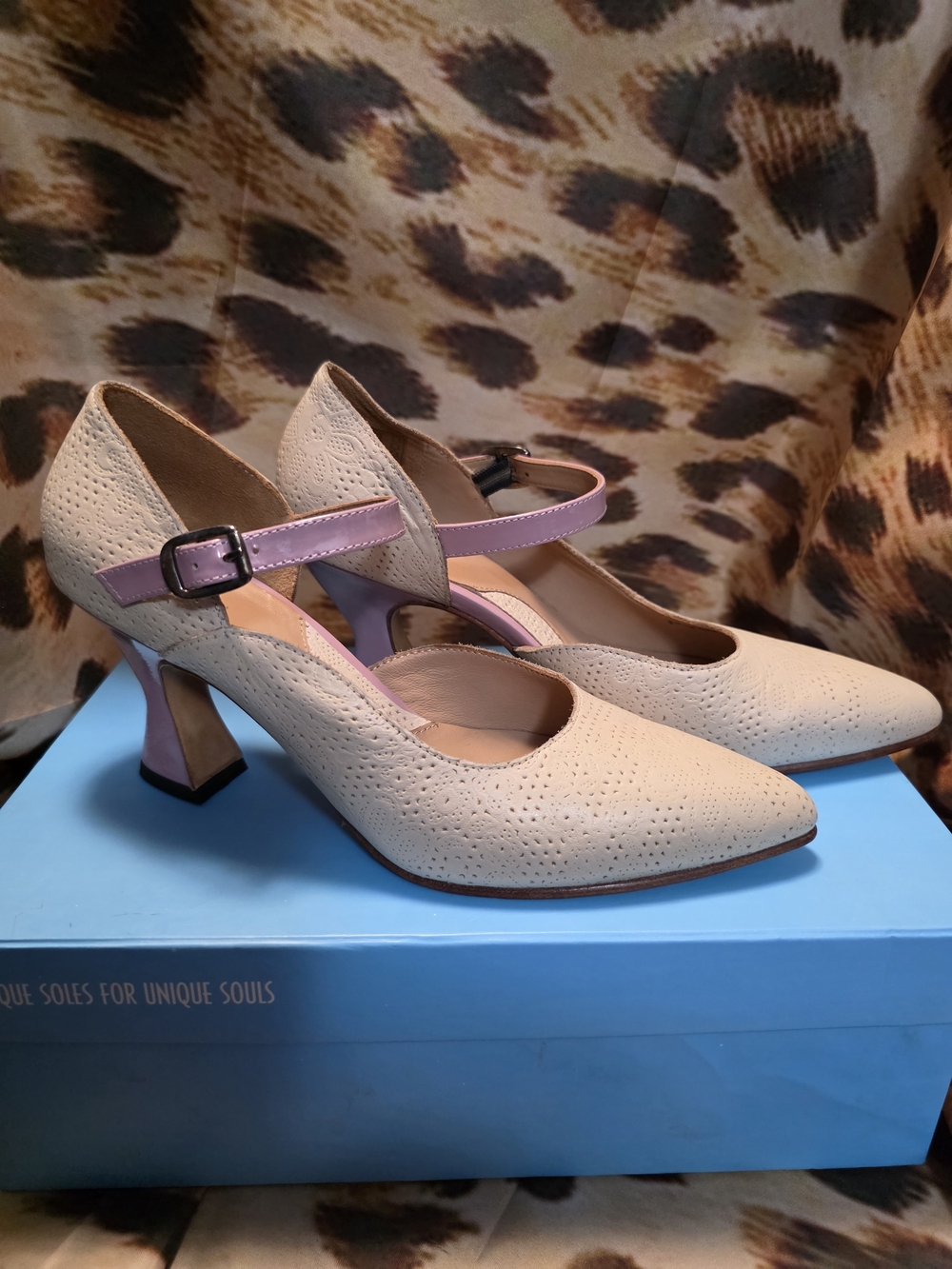 John Fluevog Poser LILY ROSE D'orsay Mary Jane Pumps - Size 7.5